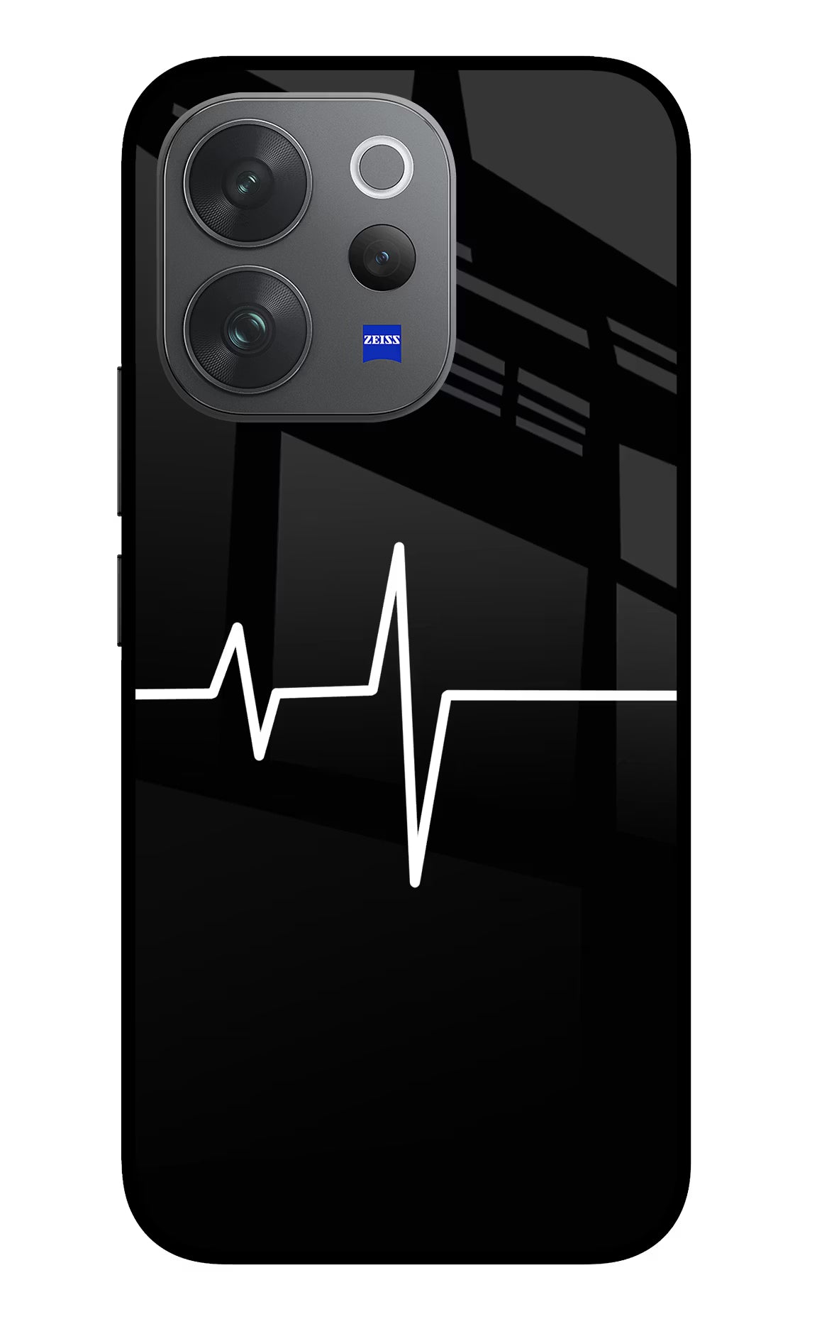 Heart Beats Vivo V70 Elite 5G Glass Case
