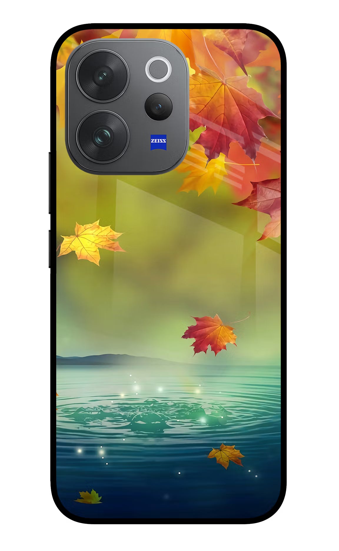 Flowers Vivo V70 Elite 5G Glass Case