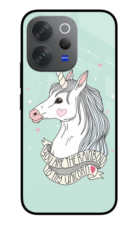 Unicorn Wallpaper Vivo V70 Elite 5G Glass Case