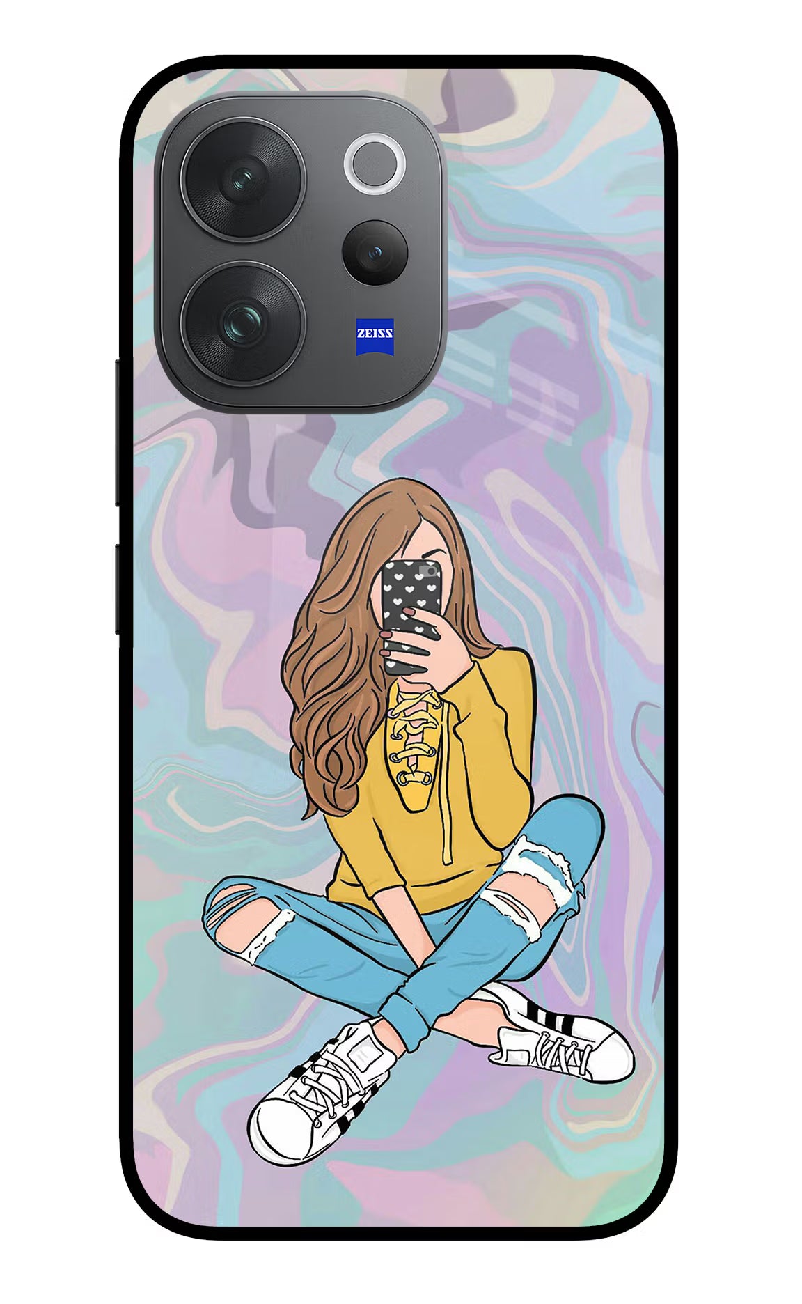 Selfie Girl Vivo V70 Elite 5G Glass Case