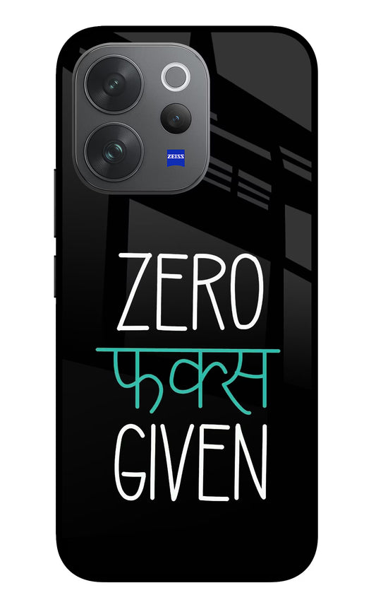Zero Fucks Given Vivo V70 Elite 5G Glass Case