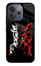 Naruto Two Face Vivo V70 Elite 5G Glass Case Back Cover by Casekaro