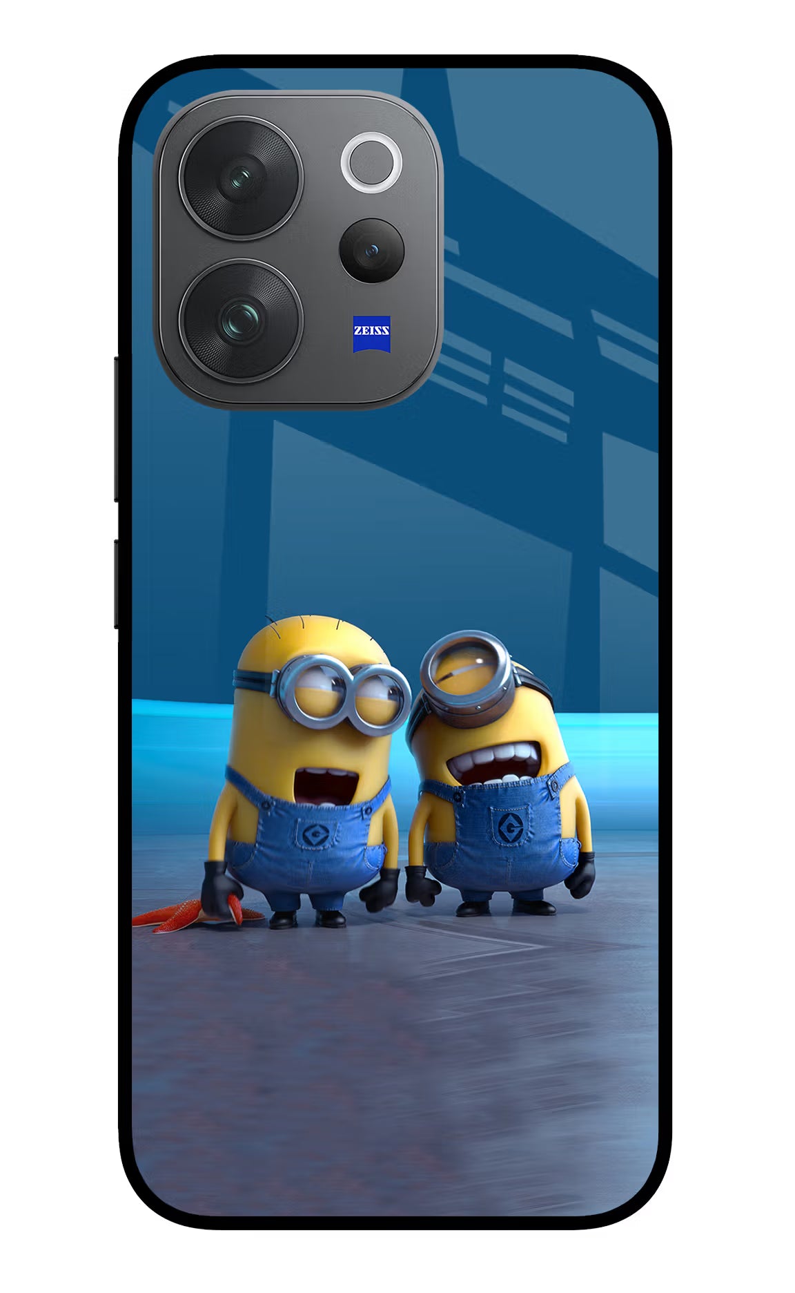 Minion Laughing Vivo V70 Elite 5G Glass Case