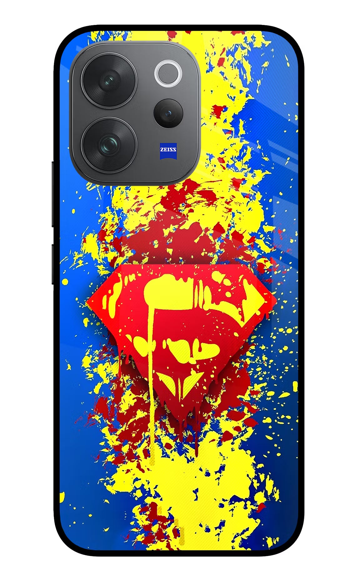 Superman logo Vivo V70 Elite 5G Glass Case