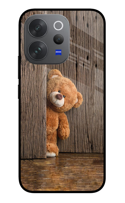 Teddy Wooden Vivo V70 Elite 5G Glass Case