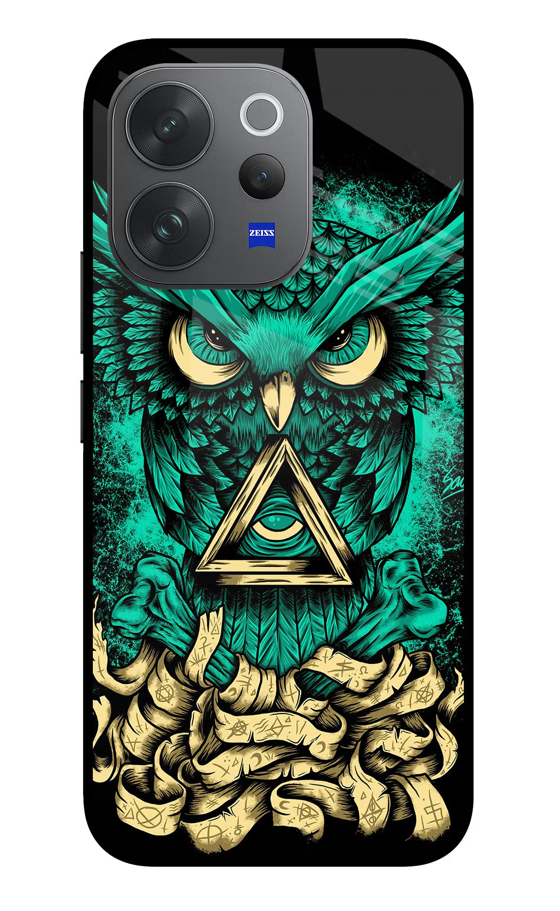 Green Owl Vivo V70 Elite 5G Glass Case