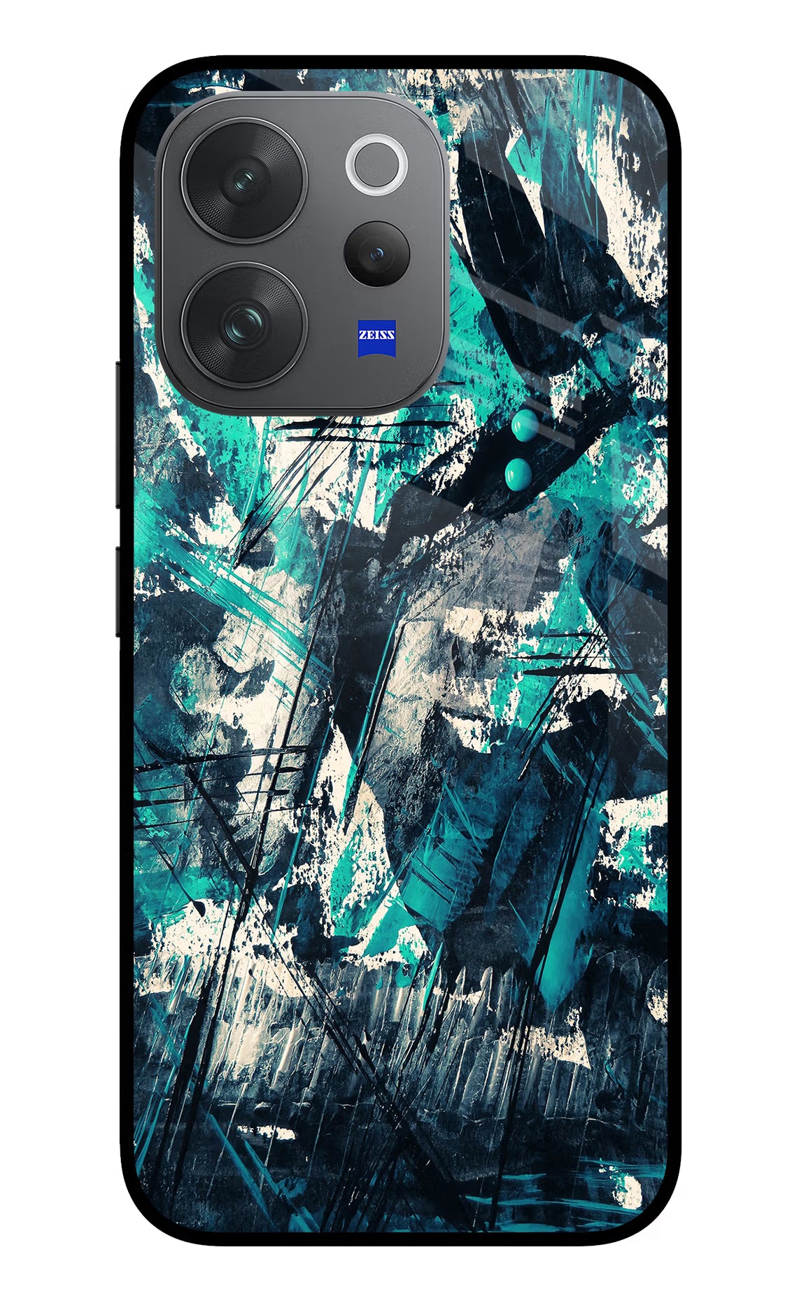 Artwork Vivo V70 Elite 5G Glass Case Back Cover by Casekaro