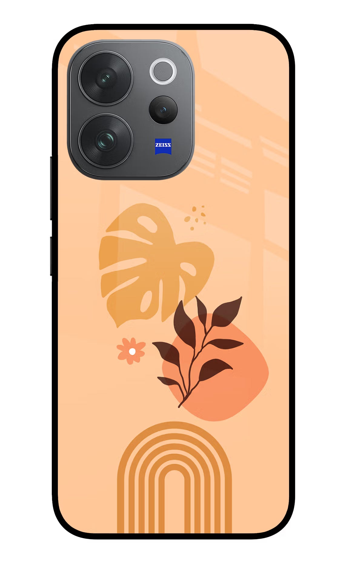 Bohemian Art Vivo V70 Elite 5G Glass Case Back Cover by Casekaro
