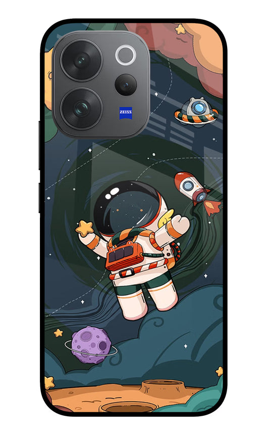 Cartoon Astronaut Vivo V70 Elite 5G Glass Case