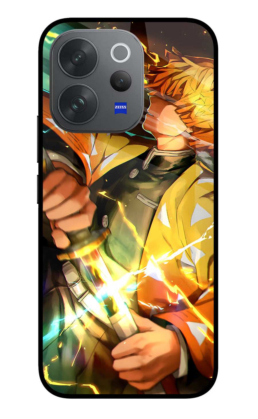 Demon Slayer Vivo V70 Elite 5G Back Cover, Glass case