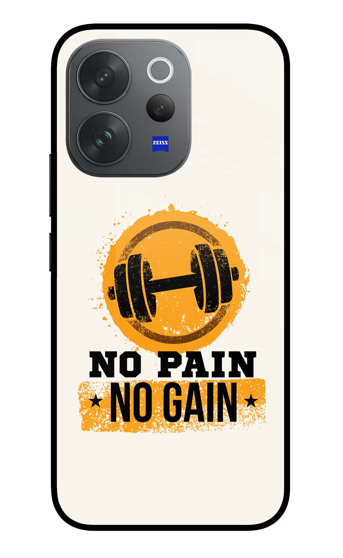 No Pain No Gain Vivo V70 Elite 5G Glass Case