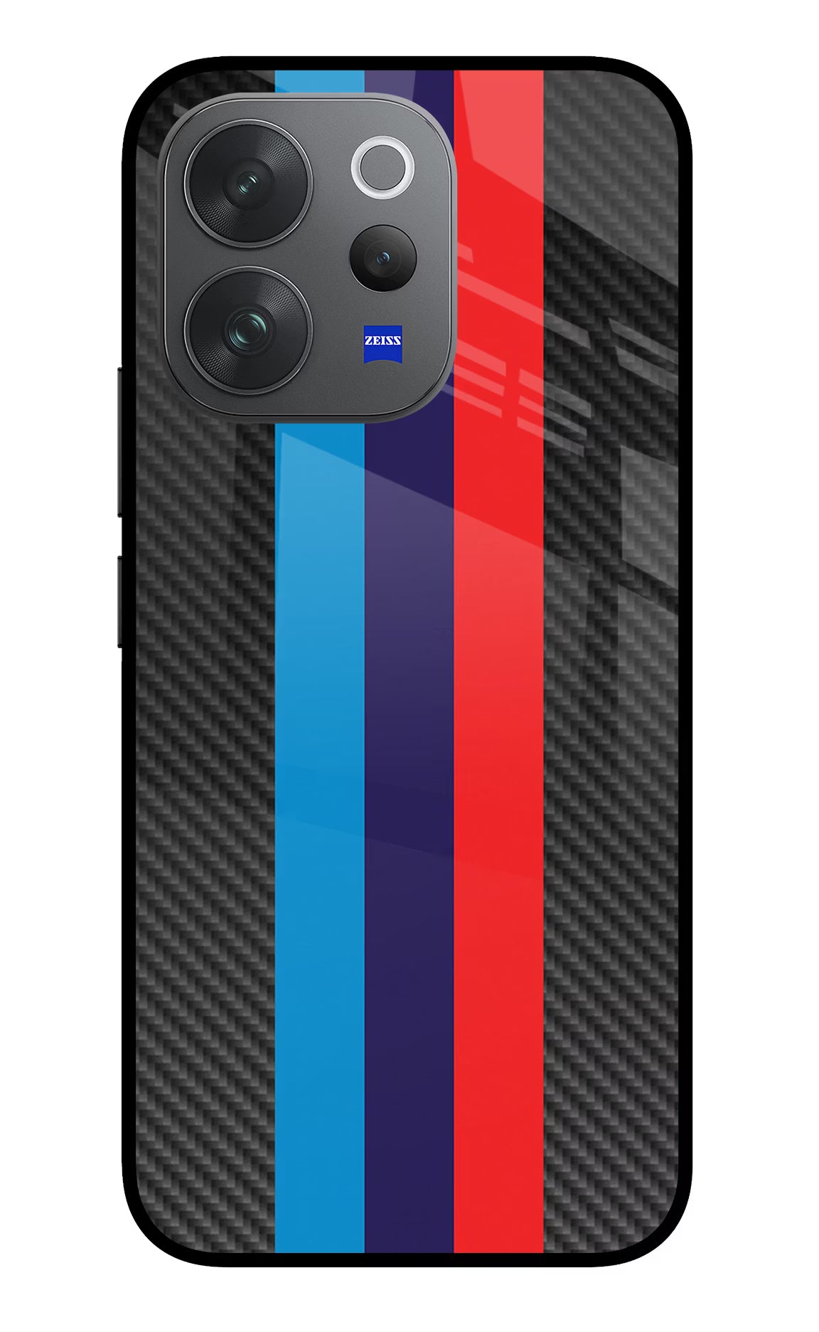 BMW Stripes Pattern Vivo V70 Elite 5G Glass Case