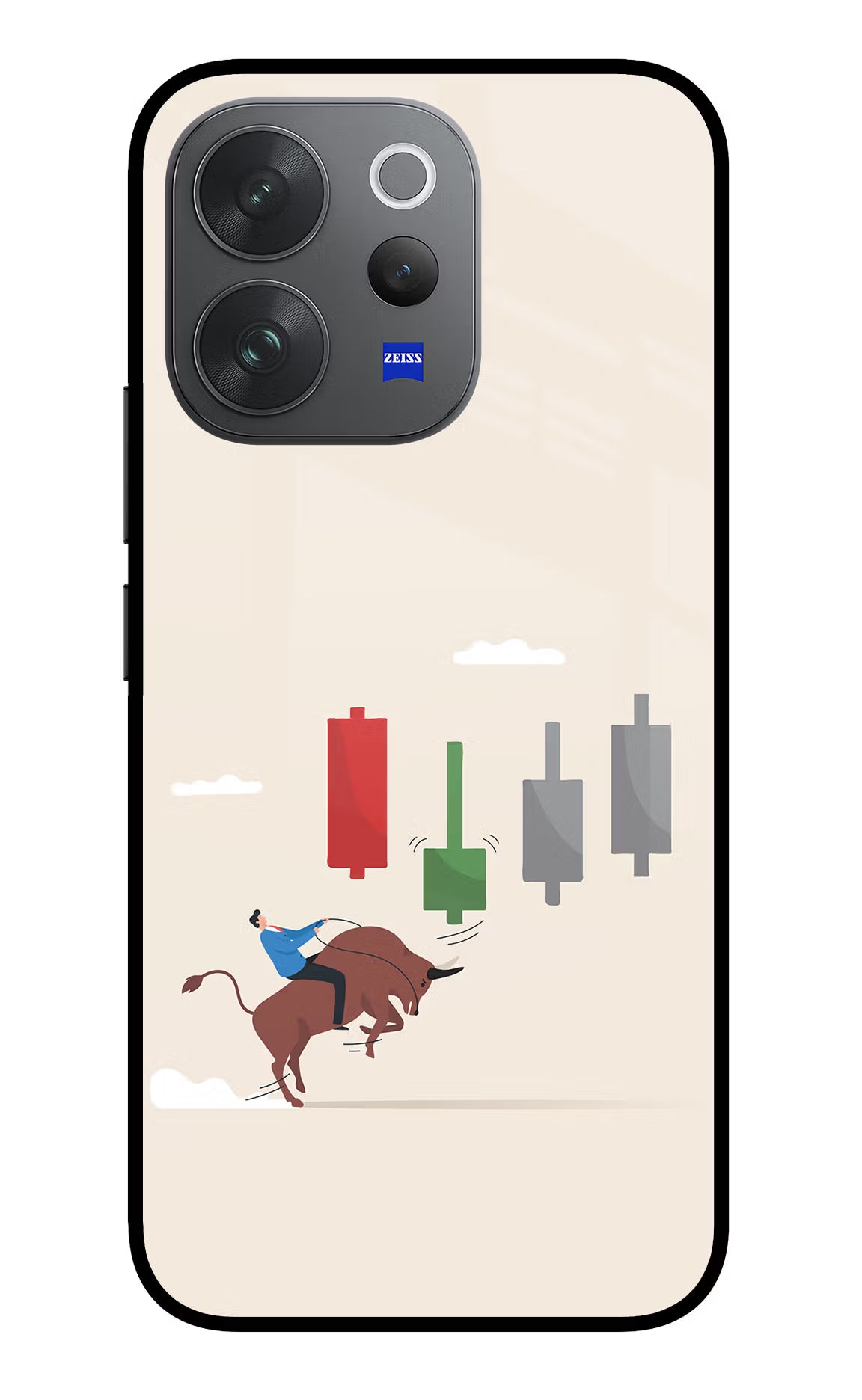Bull Trading Momentum Vivo V70 Elite 5G Glass Case