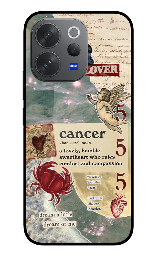 Cancer Zodiac Vivo V70 Elite 5G Glass Case