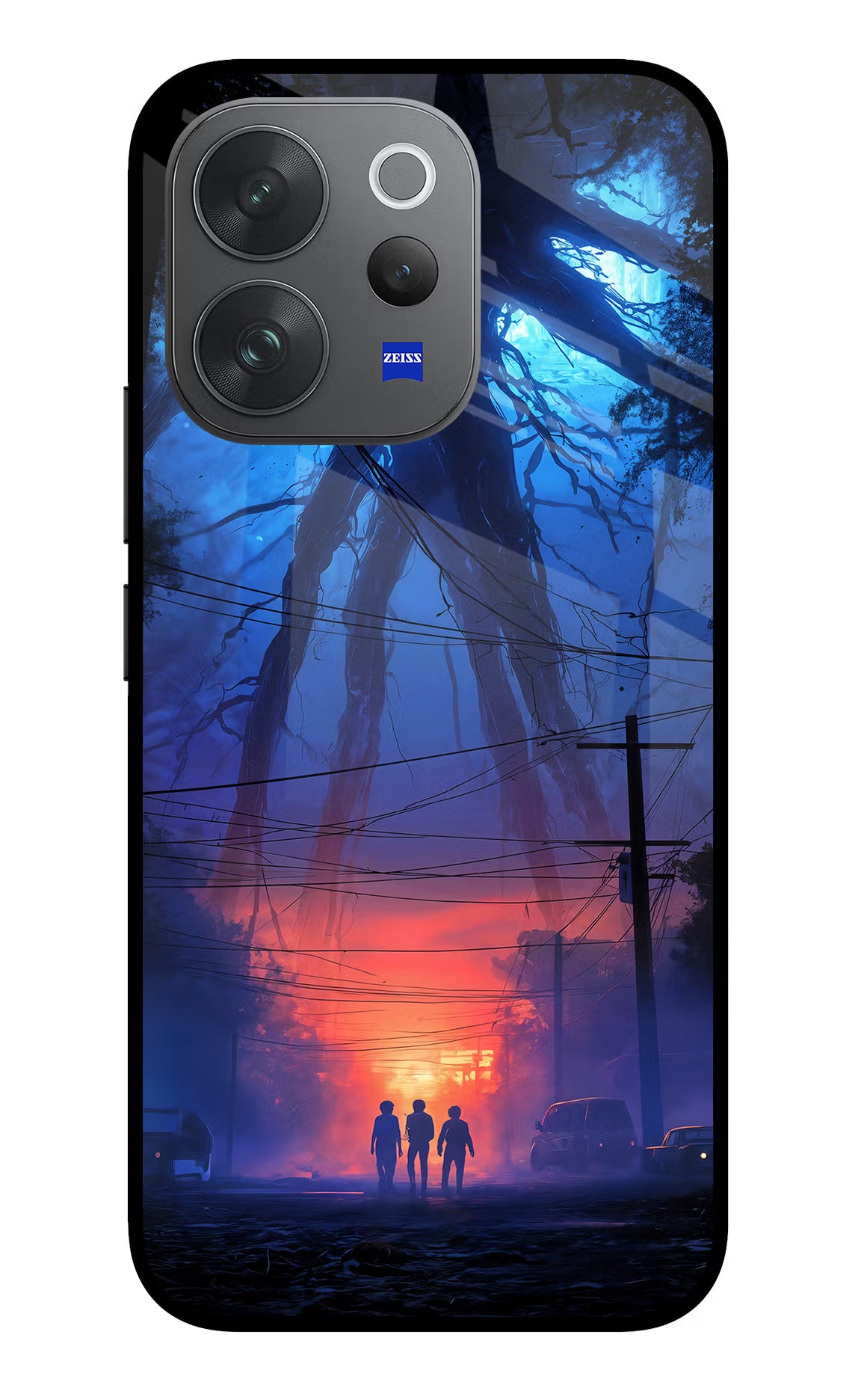 Ordinary Things Shadow Vivo V70 Elite 5G Glass Case Back Cover by Casekaro