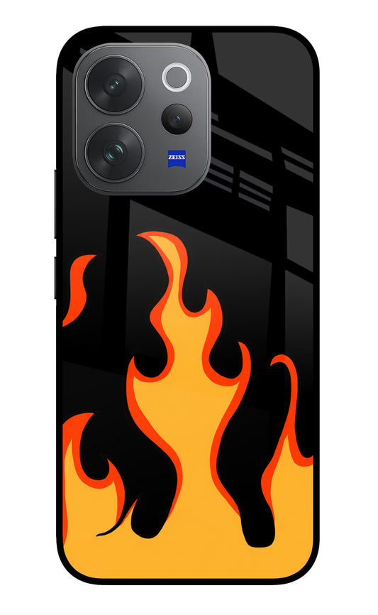 Fired Up – Black Vivo V70 Elite 5G Glass Case