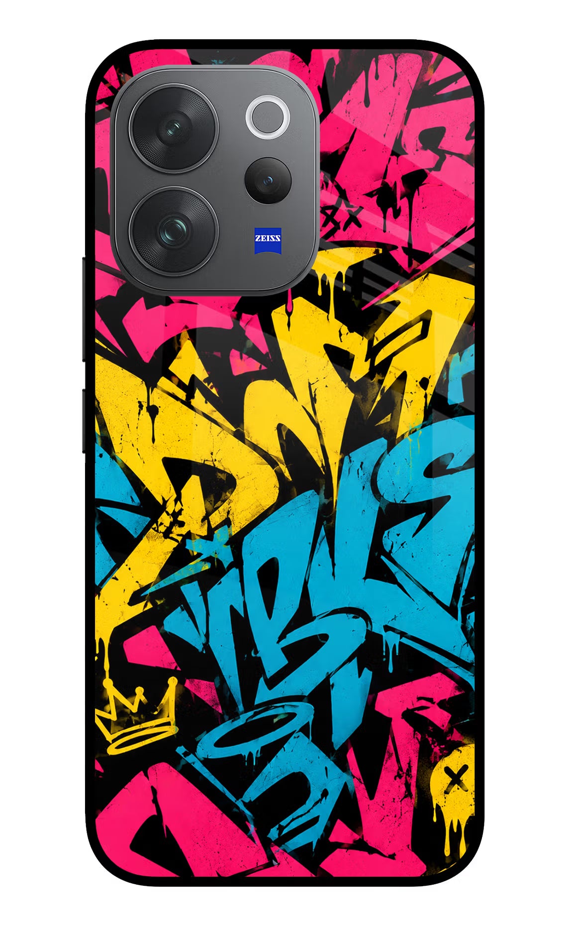 Graffiti Vibe Vivo V70 Elite 5G Glass Case