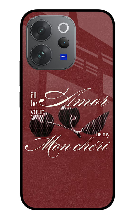 Velvet Cherry Vivo V70 Elite 5G Glass Case