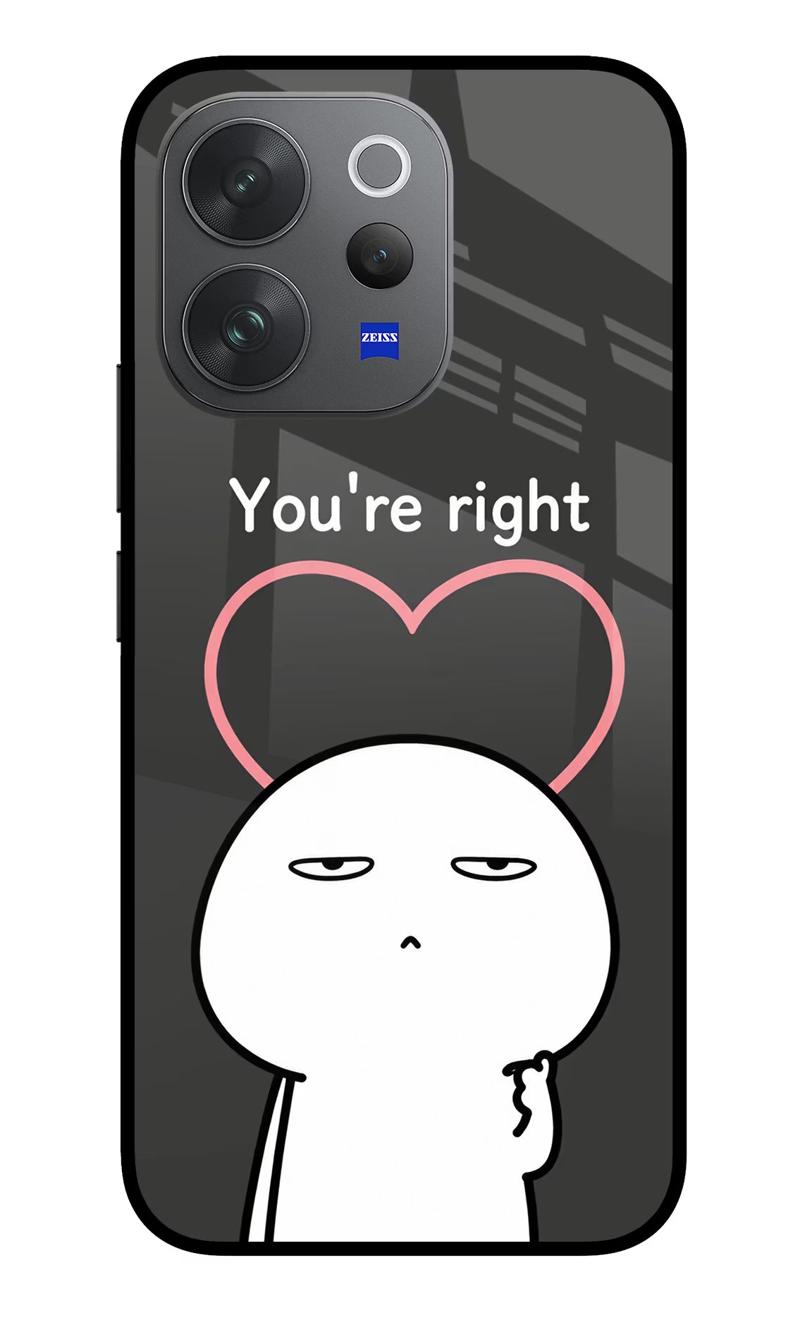 You're Right Vivo V70 Elite 5G Glass Case