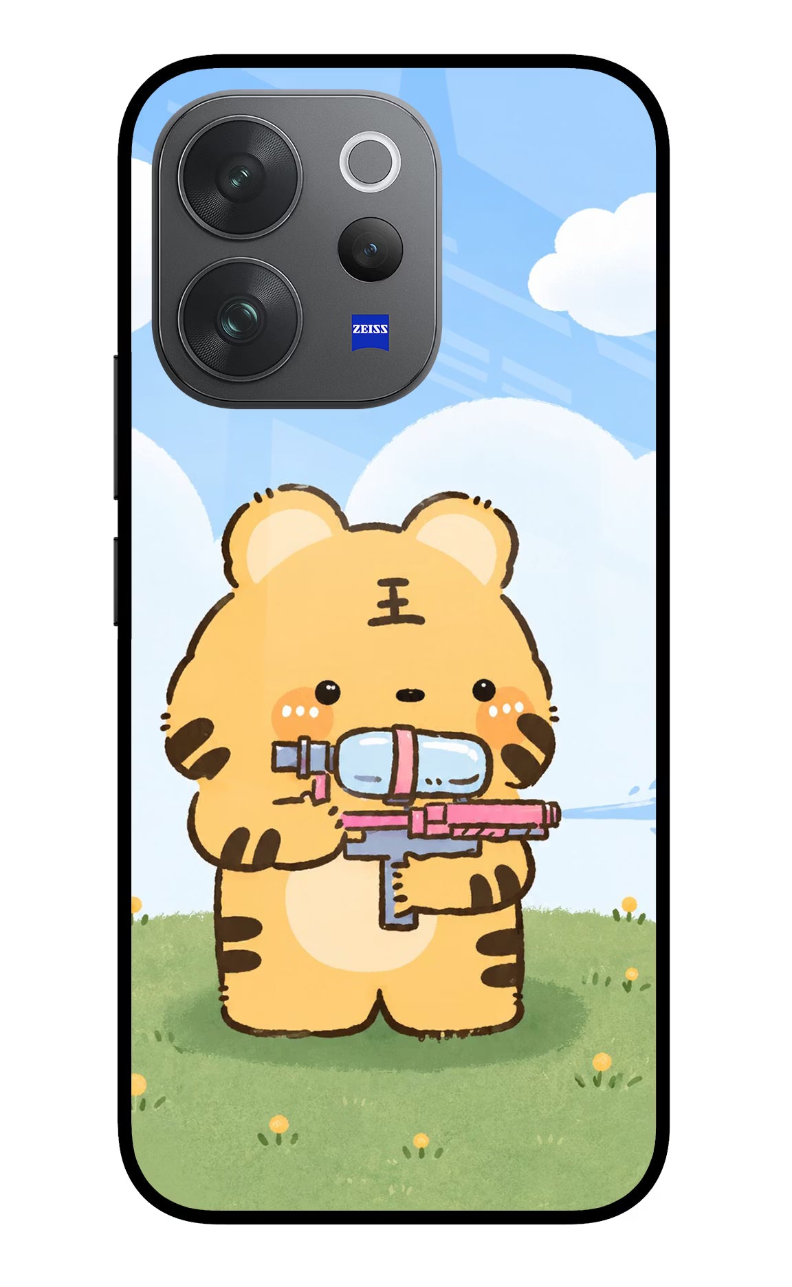 Tiger Treat Vivo V70 Elite 5G Glass Case