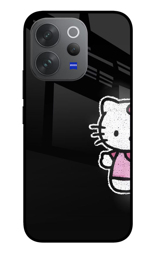 Kitty Charm Vivo V70 Elite 5G Glass Case