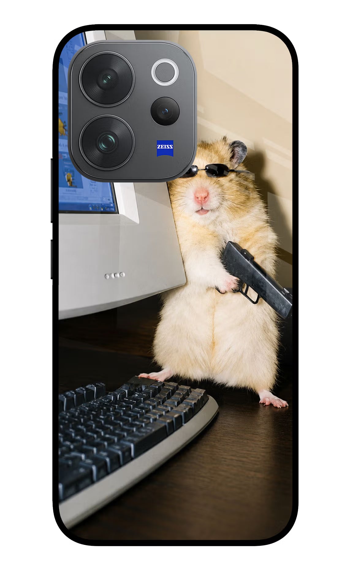 Hacker Hamster Vivo V70 Elite 5G Glass Case