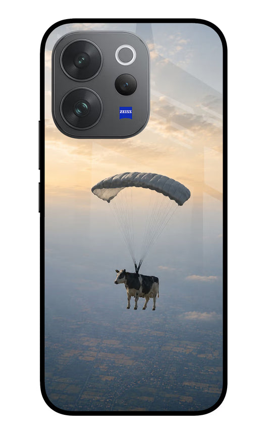 Skydiving Cow Vivo V70 Elite 5G Glass Case