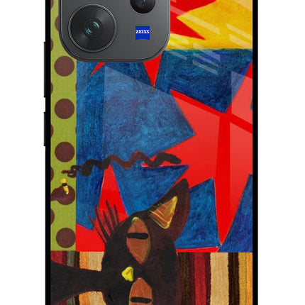 Pop Cat Vivo V70 Elite 5G Glass Case