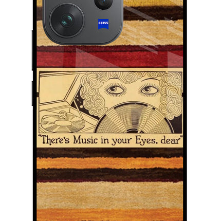 Vinyl Stripes Vivo V70 Elite 5G Glass Case