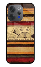 Vinyl Stripes Vivo V70 Elite 5G Glass Case
