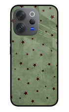 Green Stars Vivo V70 Elite 5G Glass Case