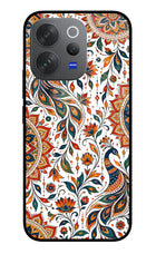 White Mayura Vivo V70 Elite 5G Glass Case