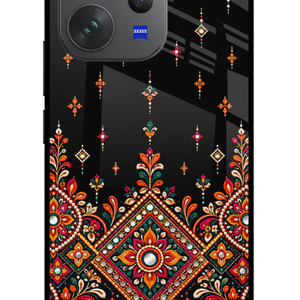 Noir Mehfil Vivo V70 Elite 5G Glass Case