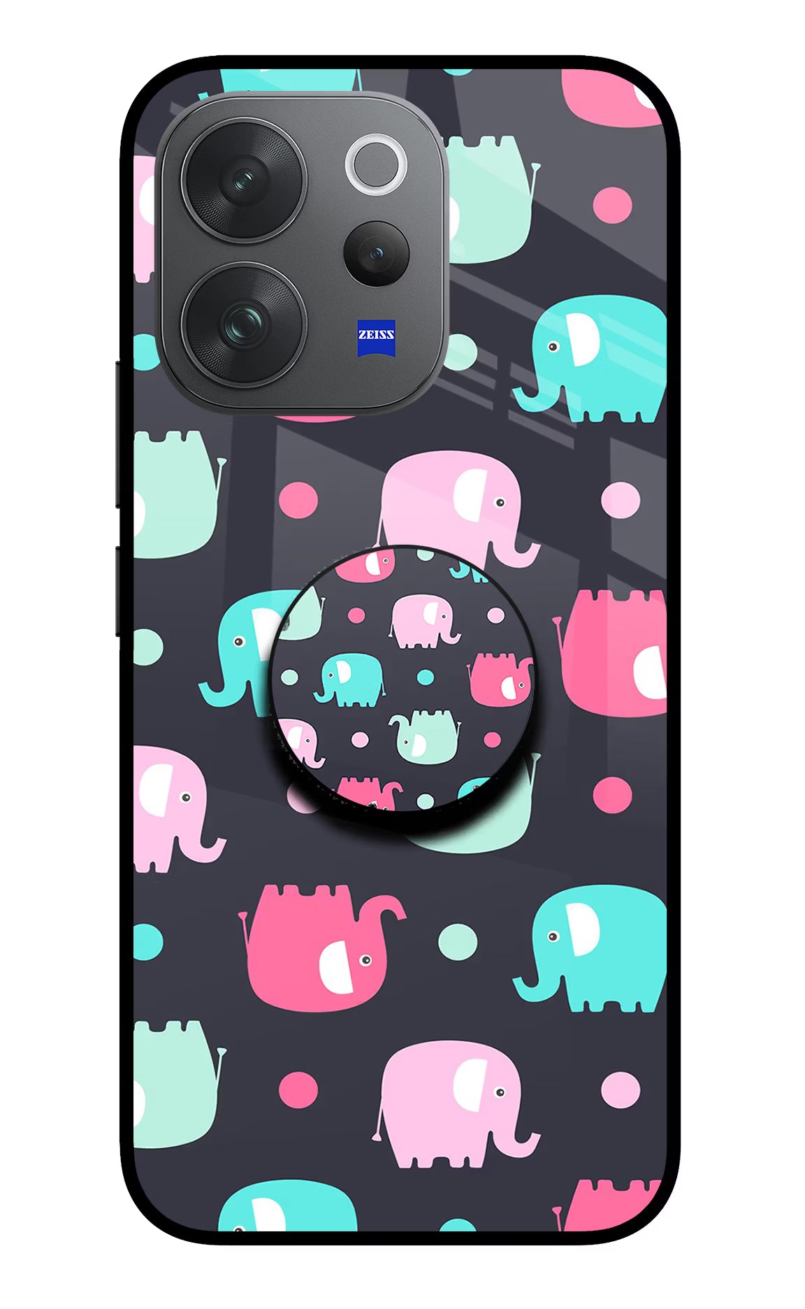 Baby Elephants Vivo V70 Elite 5G Pop Case by Casekaro