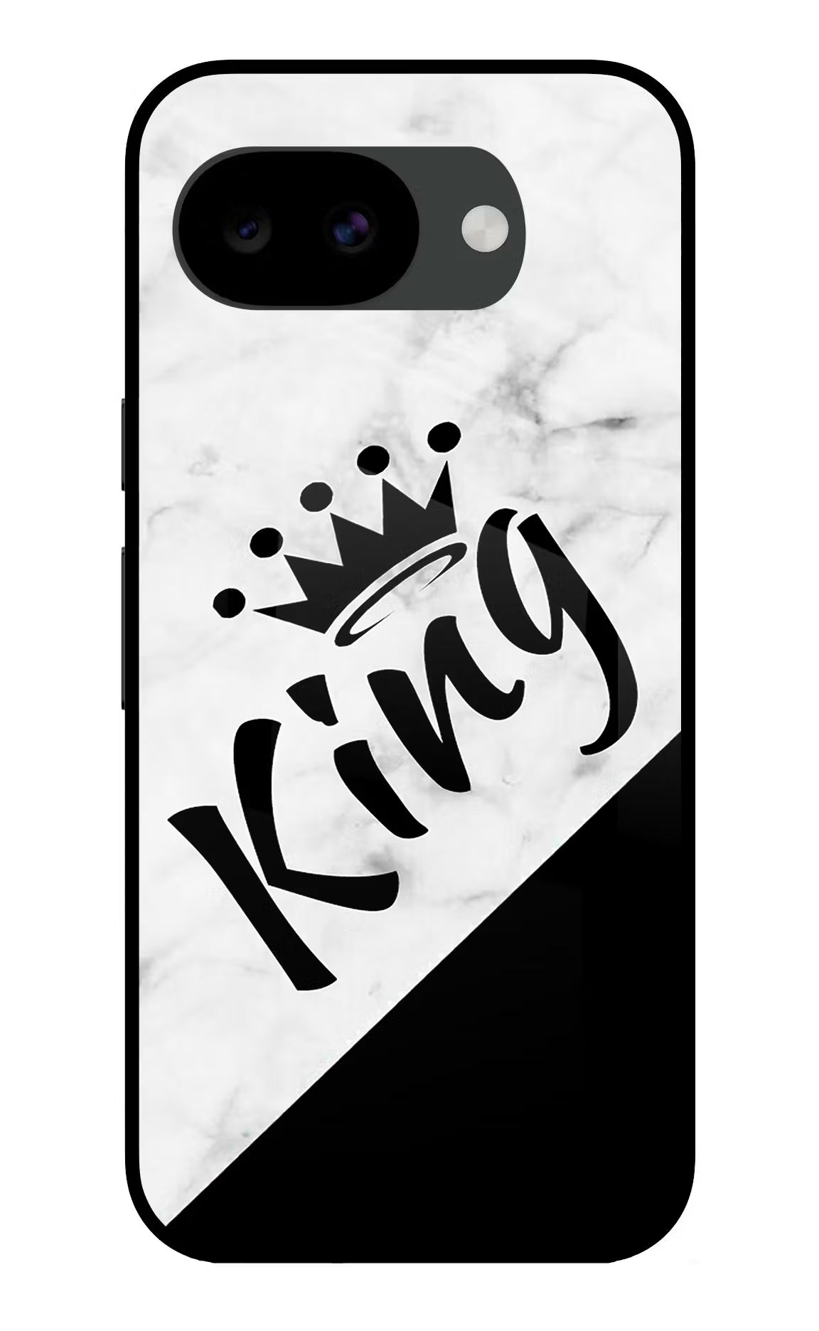 King Google Pixel 10a Glass Case Back Cover by Casekaro