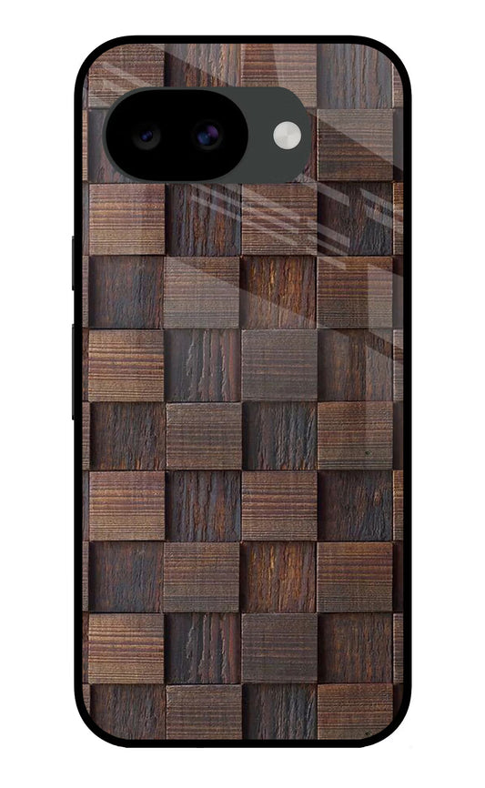 Wooden Cube Design Google Pixel 10a Glass Case