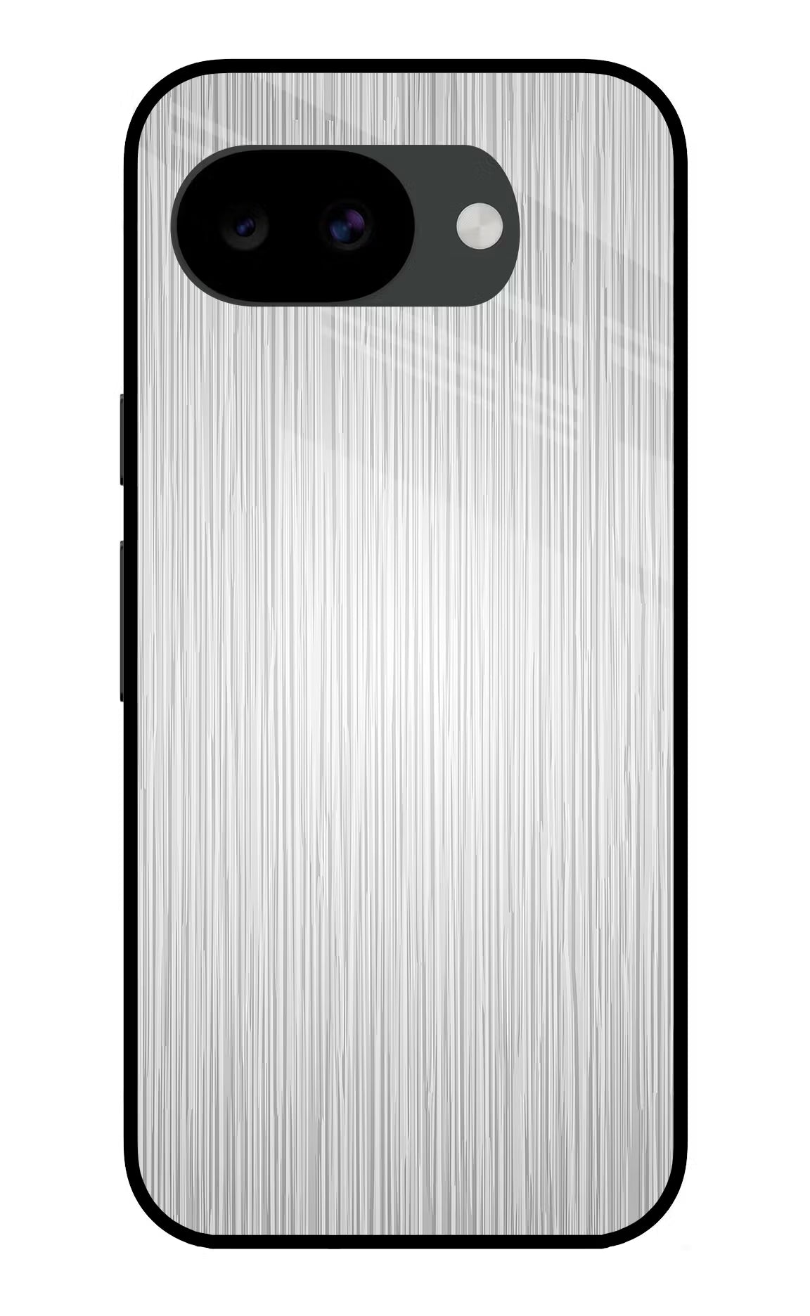 Wooden Grey Texture Google Pixel 10a Glass Case Back Cover by Casekaro