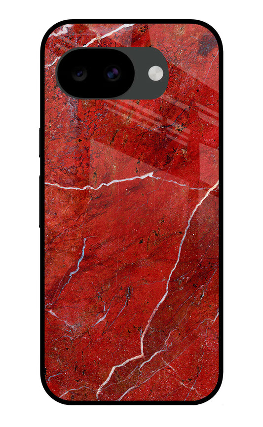 Red Marble Design Google Pixel 10a Glass Case