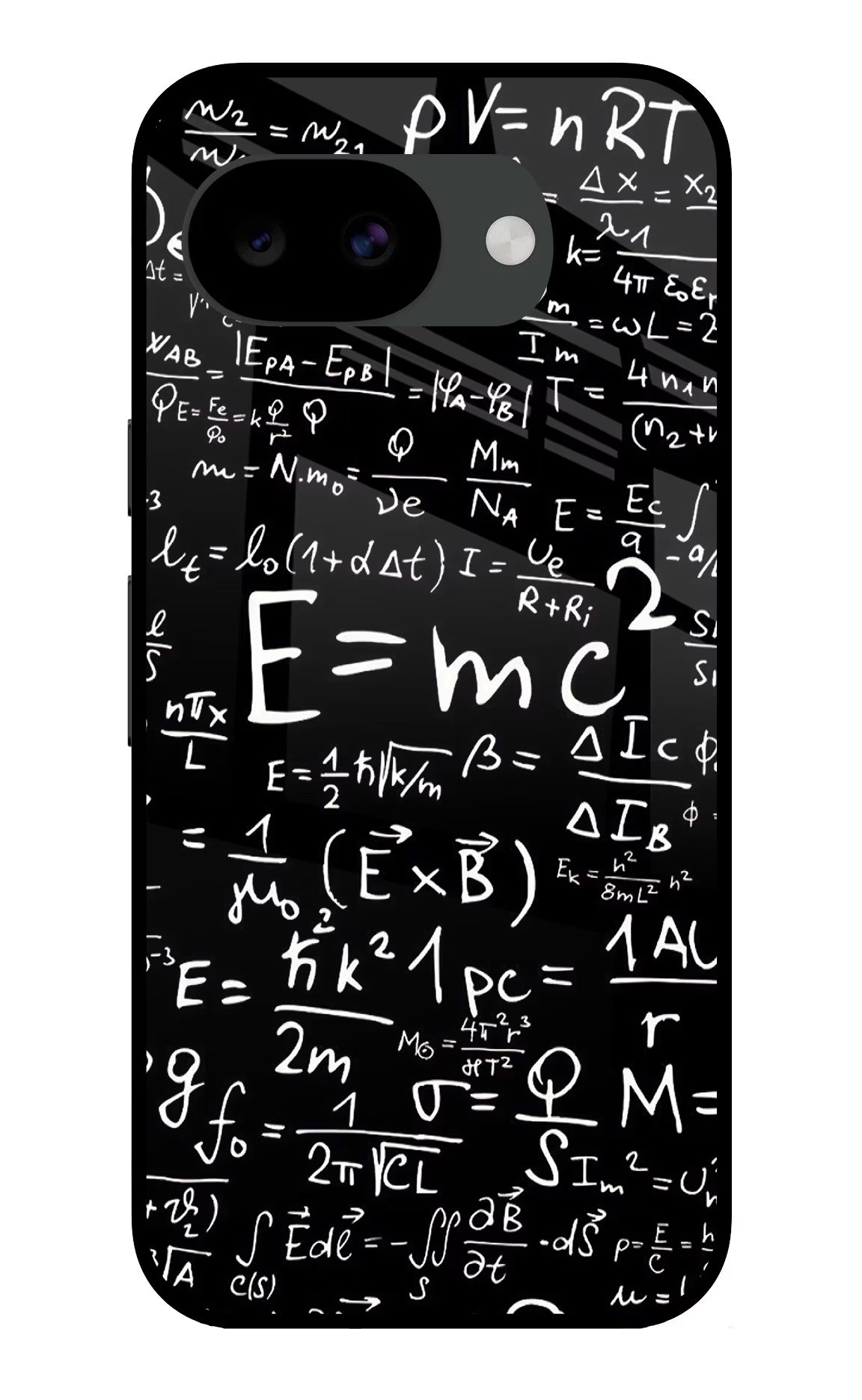 Physics Formula Google Pixel 10a Glass Case Back Cover by Casekaro