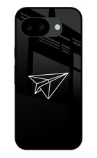 Paper Plane White Google Pixel 10a Glass Case