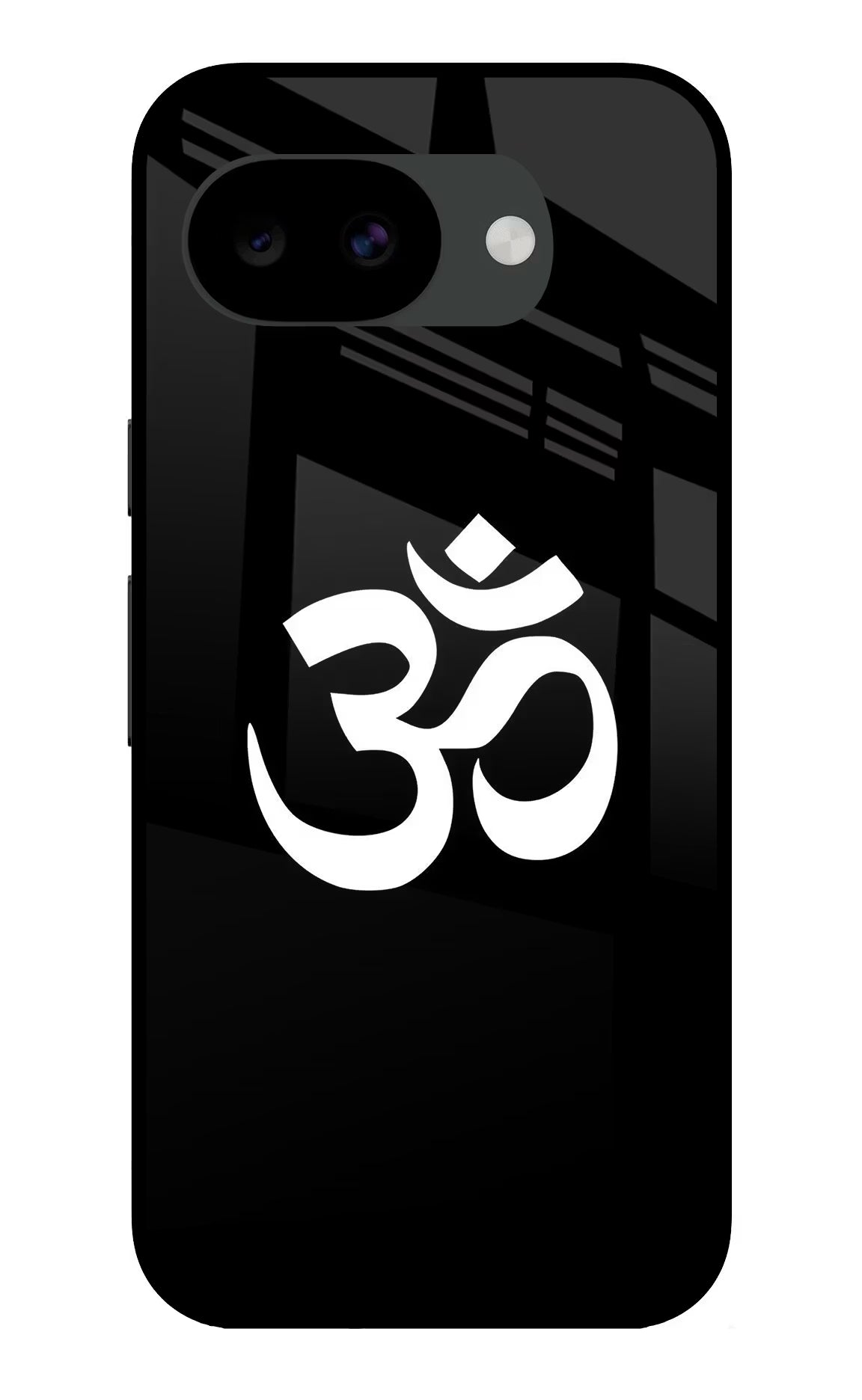 Om Google Pixel 10a Glass Case Back Cover by Casekaro