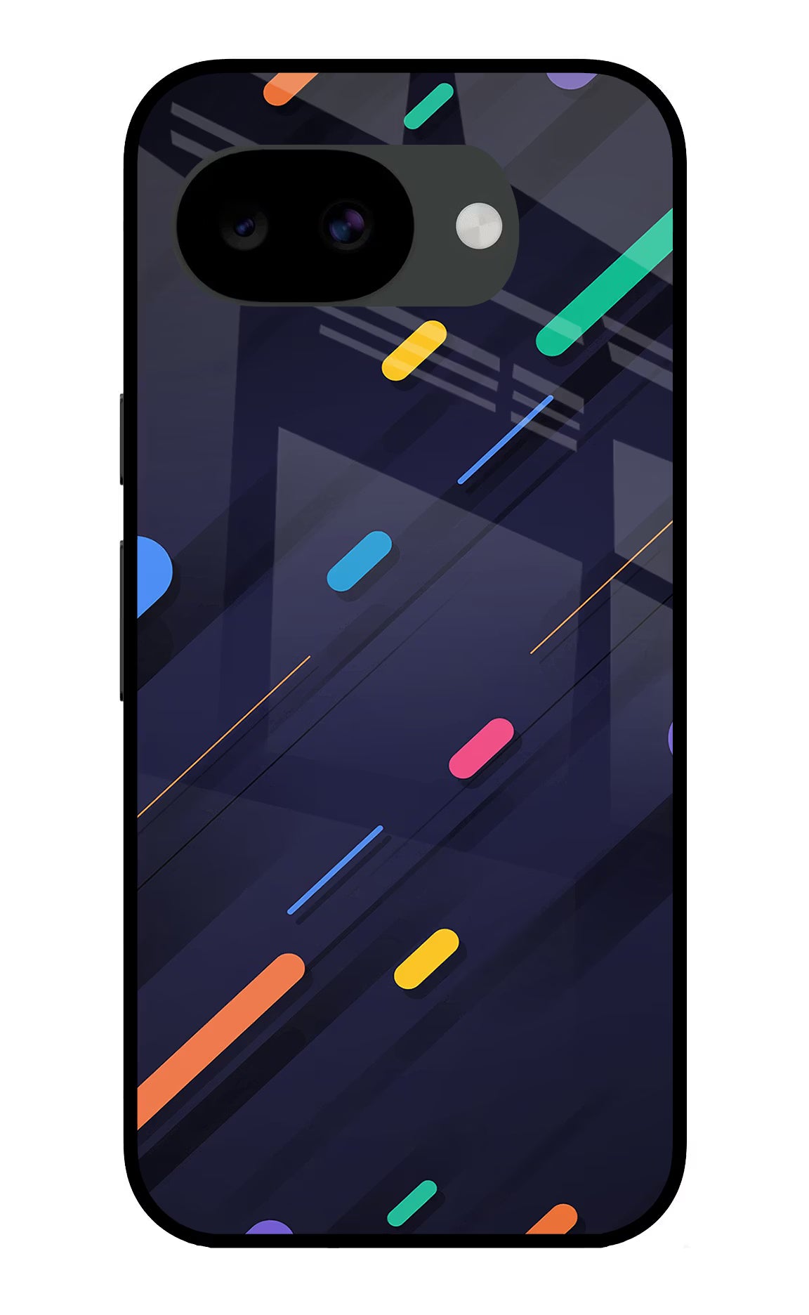 Abstract Design Google Pixel 10a Glass Case Back Cover by Casekaro