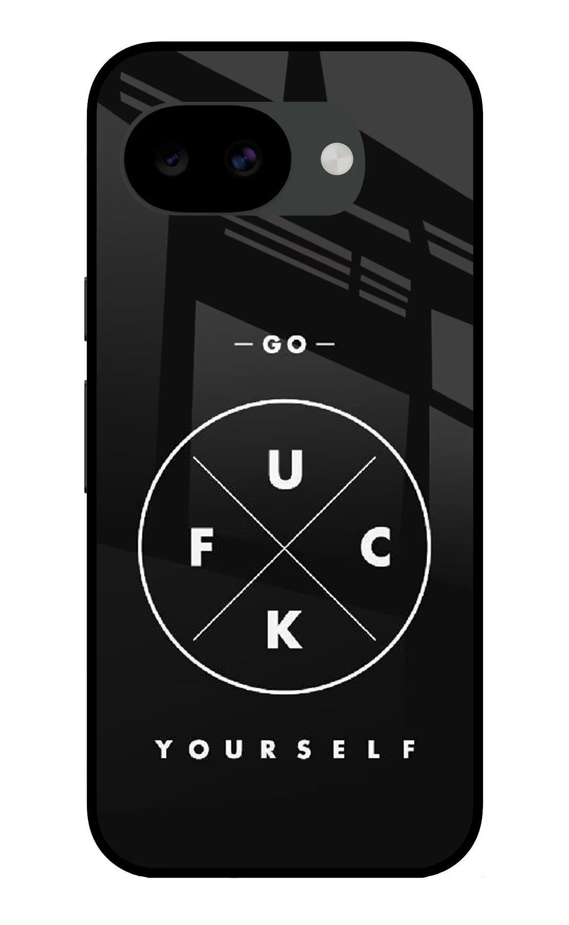Go Fuck Yourself Google Pixel 10a Glass Case