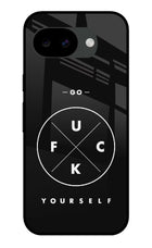 Go Fuck Yourself Google Pixel 10a Glass Case Back Cover by Casekaro