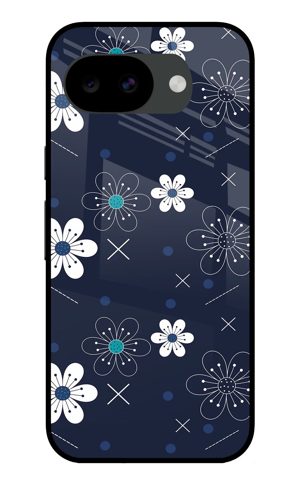 Flowers Google Pixel 10a Glass Case Back Cover by Casekaro