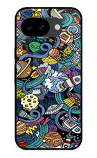 Space Abstract Google Pixel 10a Glass Case
