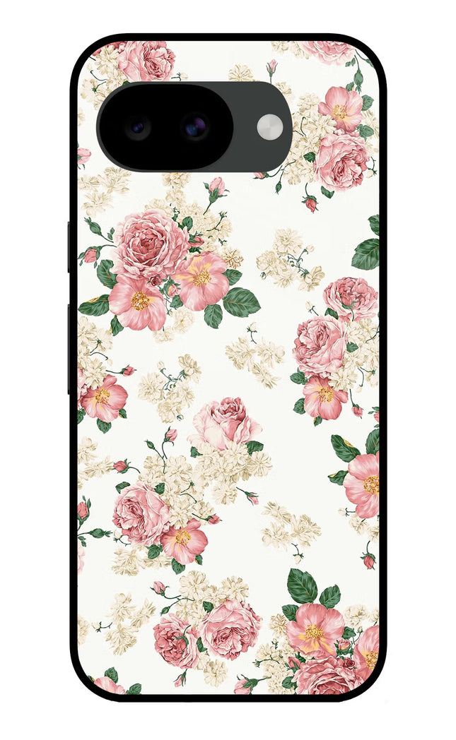 Flowers Google Pixel 10a Glass Case Back Cover by Casekaro