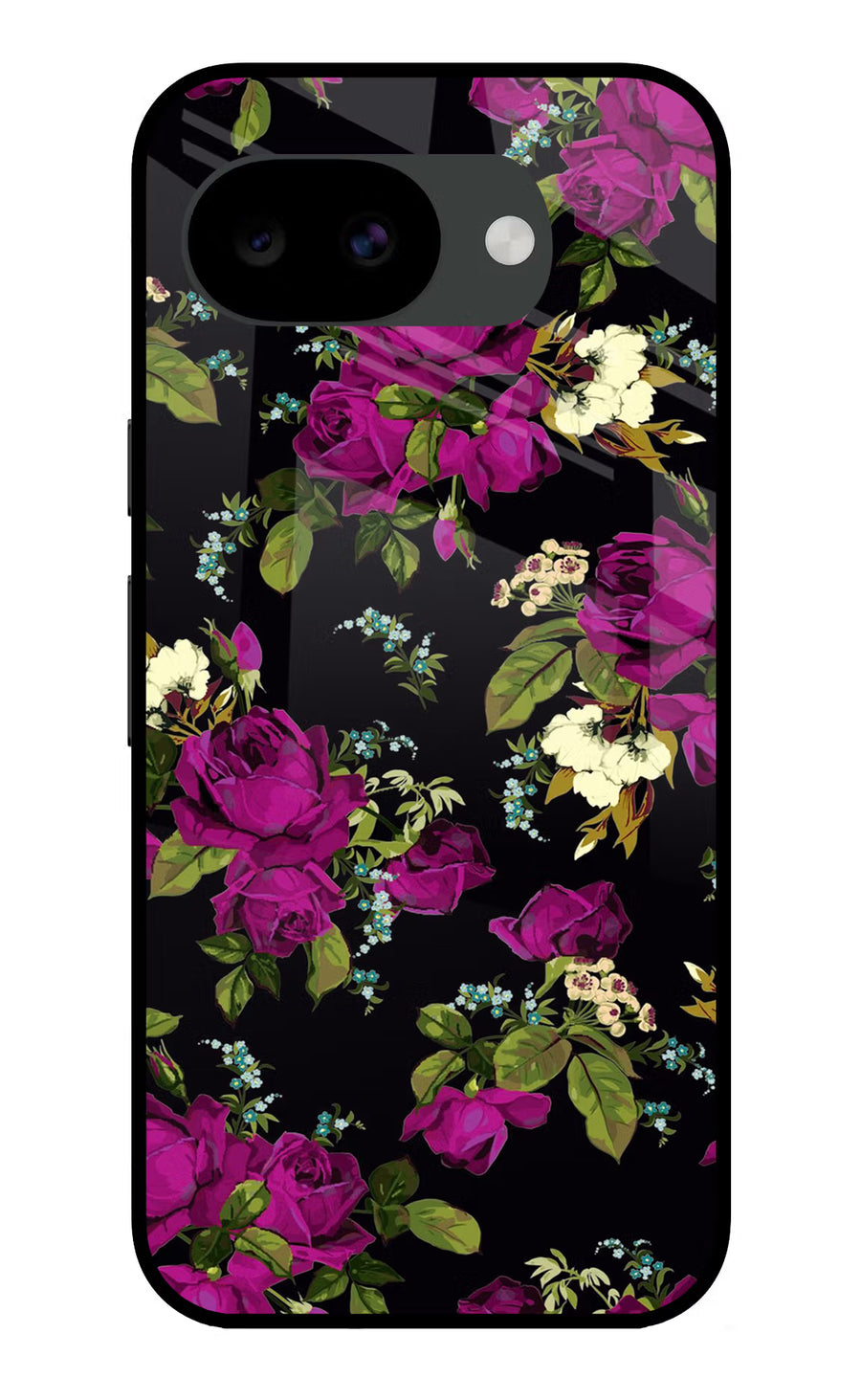 Flowers Google Pixel 10a Back Cover, Glass case