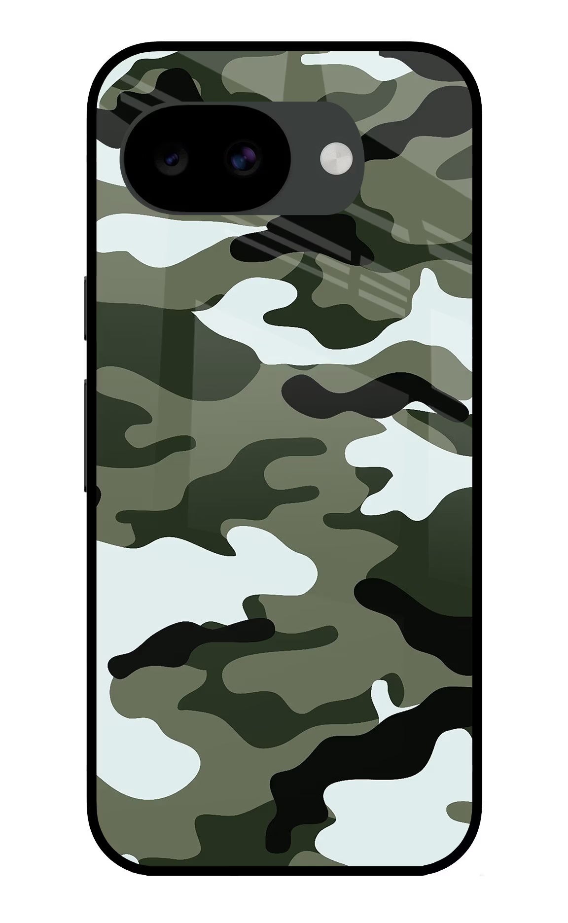 Camouflage Google Pixel 10a Glass Case