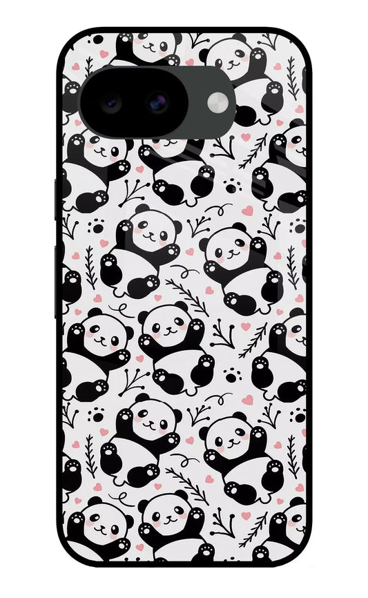 Cute Panda Google Pixel 10a Glass Case